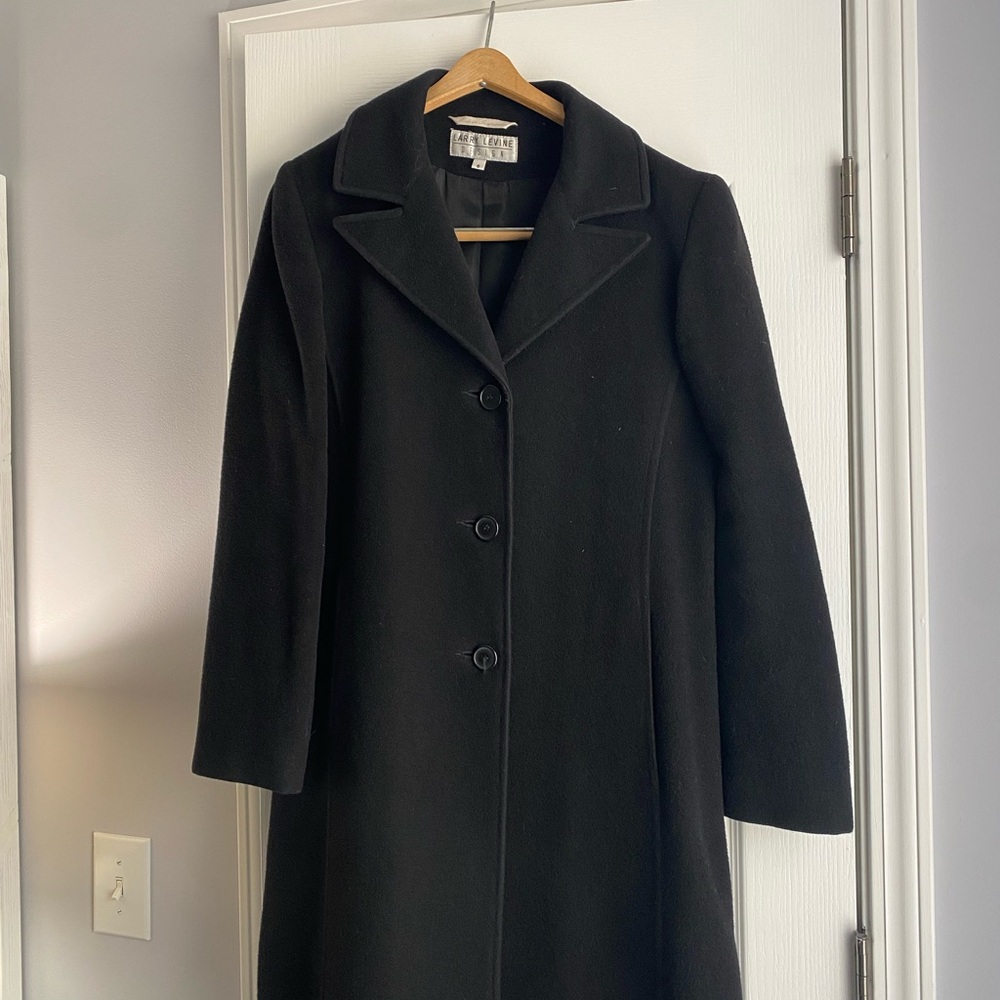 Elegant Black Trench Coat
